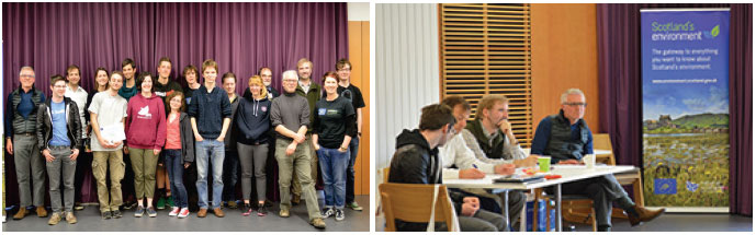 EcoHack judges, mentors and students