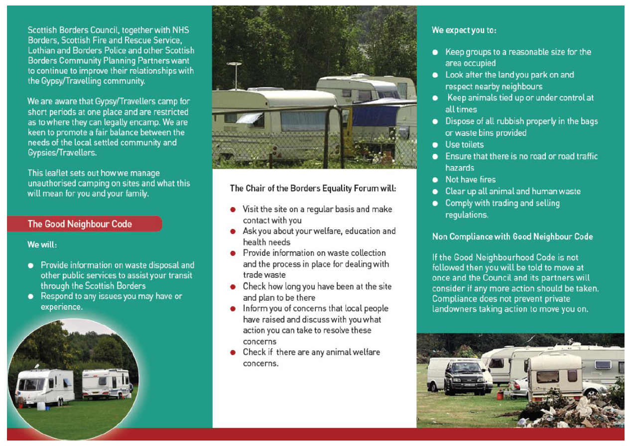 Scottish Borders Council - Unauthorised Site Guide Scottish Borders Council - Unauthorised Site Guide