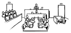A court room