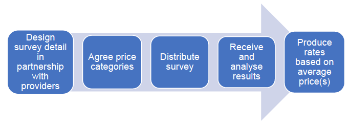 Figure 3: Overview of process – Survey (Prices) Figure 3: Overview of process – Survey (Prices)