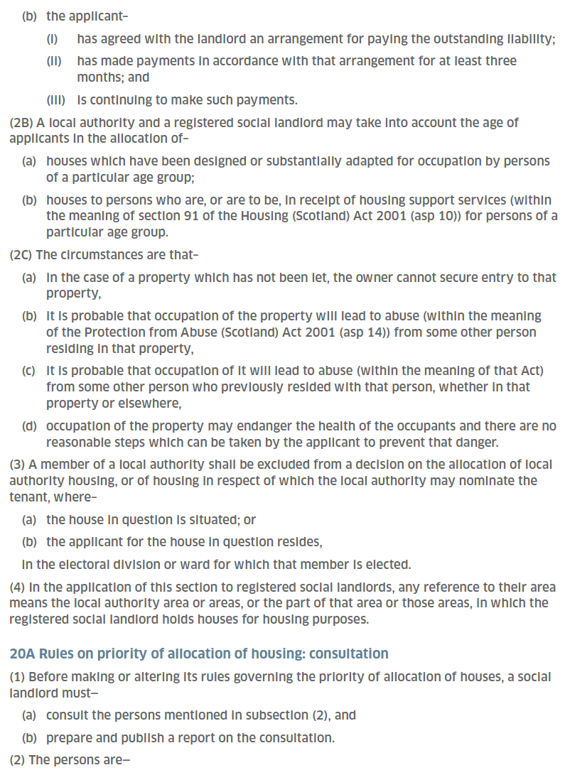The Housing (Scotland) Act
