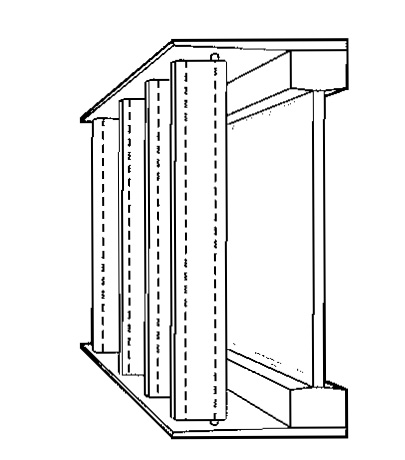 Vertical fins