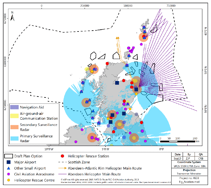 Figure 14 Aviation infrastructure, routes and radar coverage Figure 14 Aviation infrastructure, routes and radar coverage