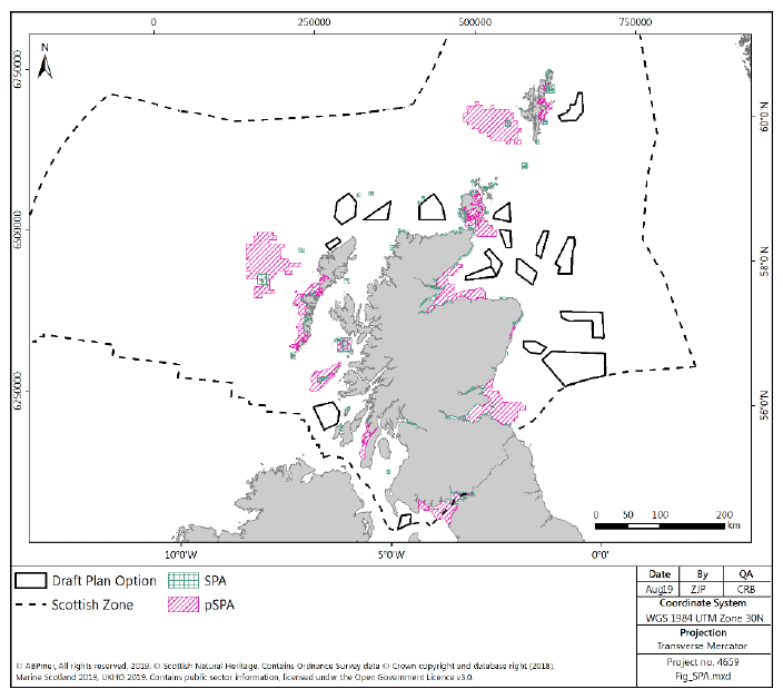 Figure 37 Special Protection Areas with marine or coastal elements Figure 37 Special Protection Areas with marine or coastal elements