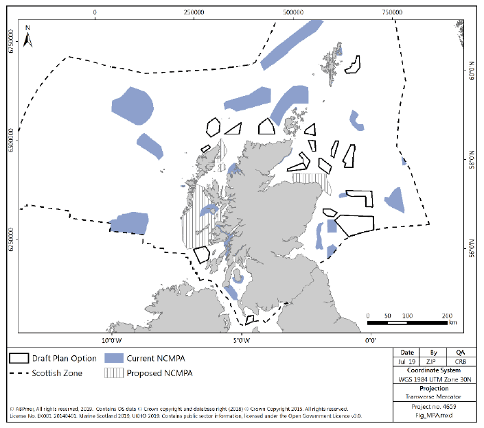 Figure 38 Nature Conservation Marine Protected Areas in Scottish waters Figure 38 Nature Conservation Marine Protected Areas in Scottish waters