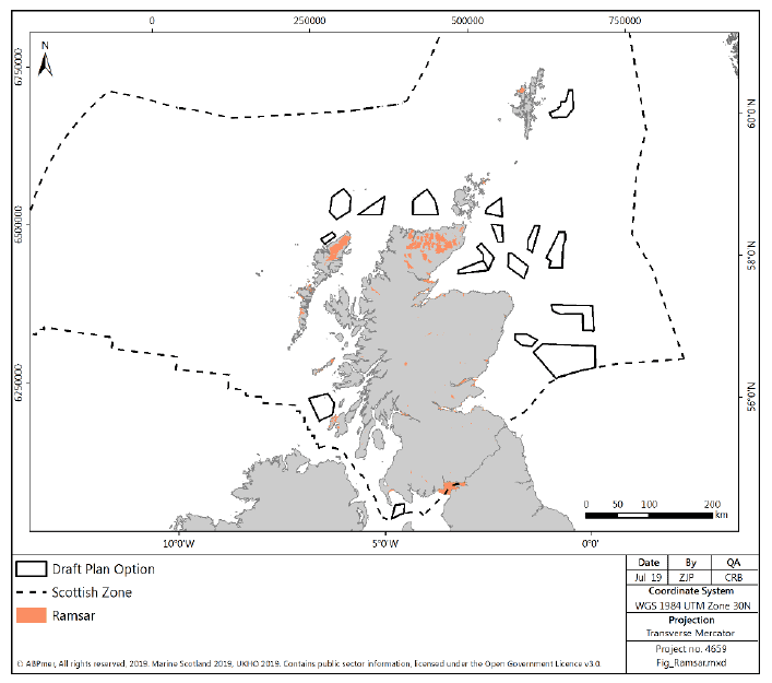 Figure 40 Ramsar sites in Scotland Figure 40 Ramsar sites in Scotland
