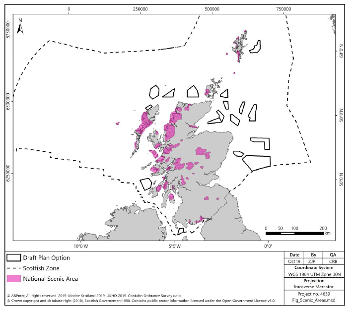 Figure 52 National Scenic Areas in Scotland Figure 52 National Scenic Areas in Scotland