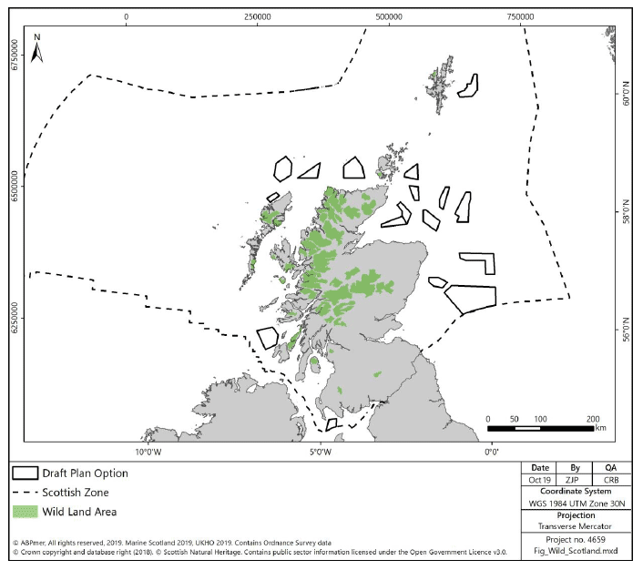 Figure 53 Wild Land Areas in Scotland Figure 53 Wild Land Areas in Scotland