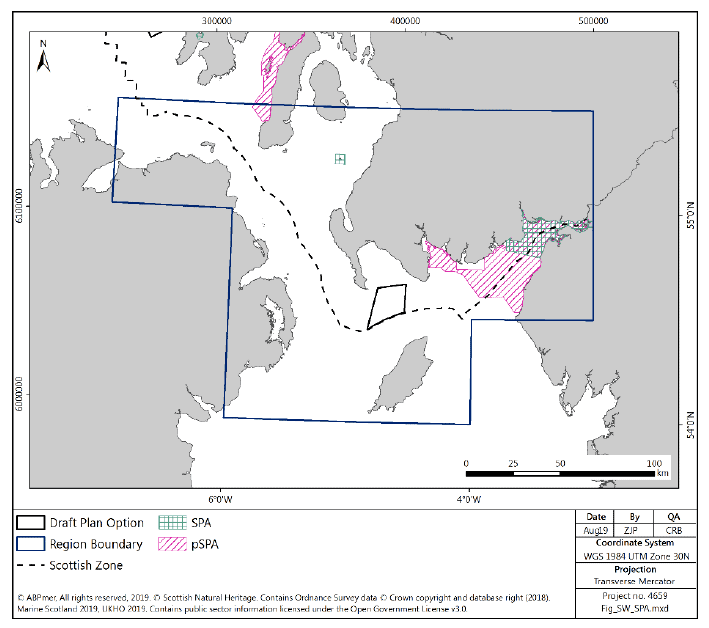 Figure 85 South West region: marine and coastal SPA sites Figure 85 South West region: marine and coastal SPA sites