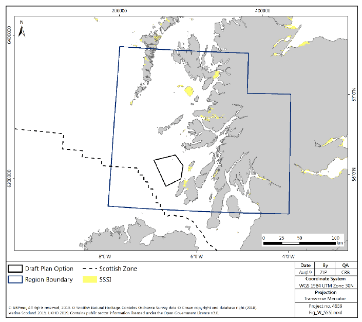 Figure 127 West region: marine and coastal SSSI sites Figure 127 West region: marine and coastal SSSI sites