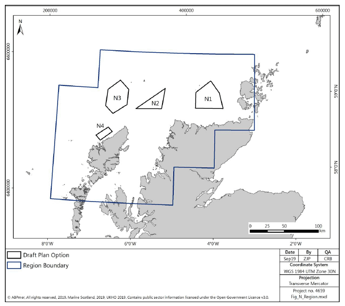 Figure 140 Map of the North region, including DPOs Figure 140 Map of the North region, including DPOs