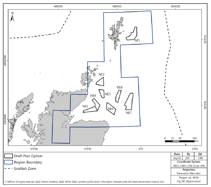 Figure 184 Map of the North East region, including DPOs Figure 184 Map of the North East region, including DPOs