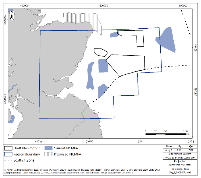 Figure 255 East region: NCMPA sites Figure 255 East region: NCMPA sites