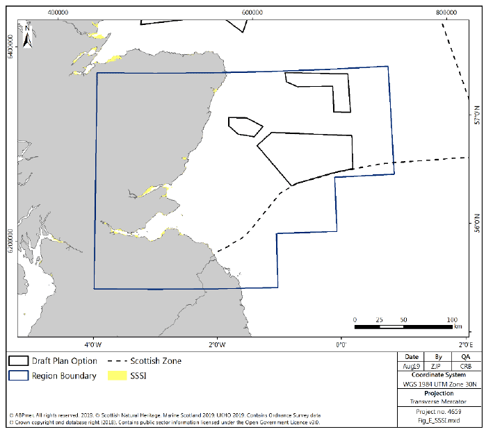 Figure 257 East region: marine and coastal SSSI sites Figure 257 East region: marine and coastal SSSI sites