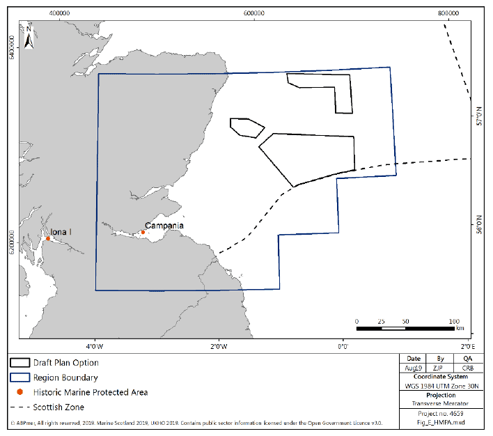 Figure 267 East region: Historic MPA Figure 267 East region: Historic MPA