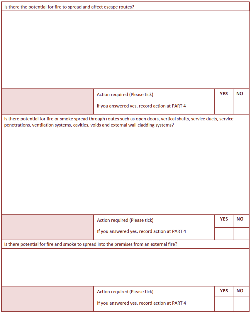 Fire Safety Risk Assessment Template