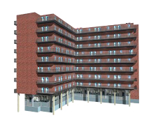 a large block of flats a large block of flats