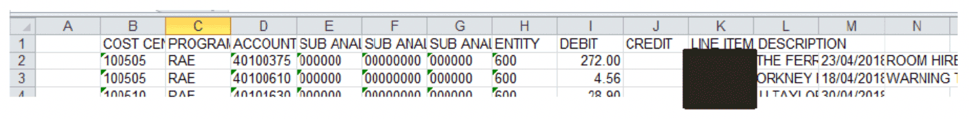 user role – running a report – report samples