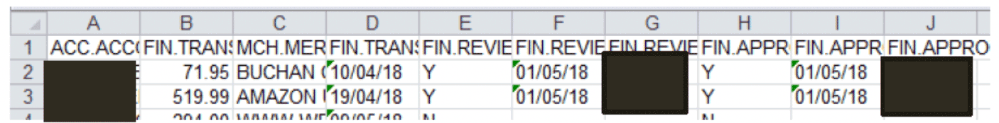 user role – running a report – report samples