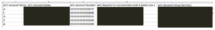 user role – running a report – report samples