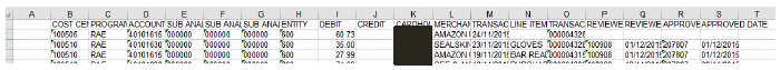 user role – running a report – report samples