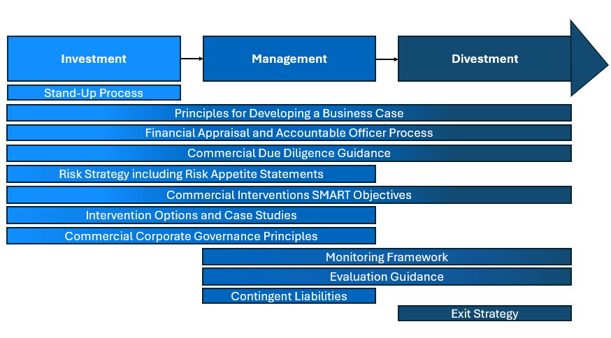 An overview of each phase of the intervention lifecycle is set out below.