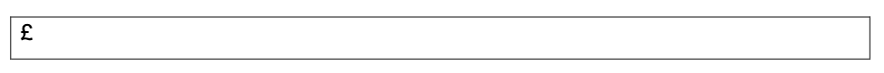 Image of text box to provide the value of the maximum mortgage the applicant has been told they can get. 
