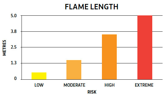 Fig. B6.18 Risk associated with each flame length