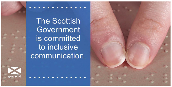 Tweet 3 - The Scottish Government is committed to inclusive communication