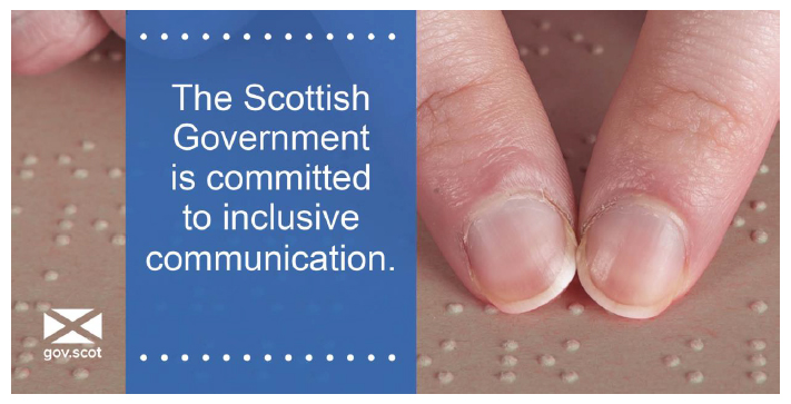 Tweet 2 - The Scottish Government is committed to inclusive communication
