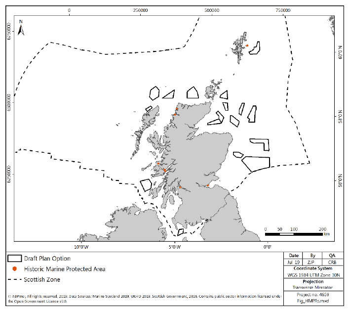 Figure 49 Historic MPAs in Scottish waters