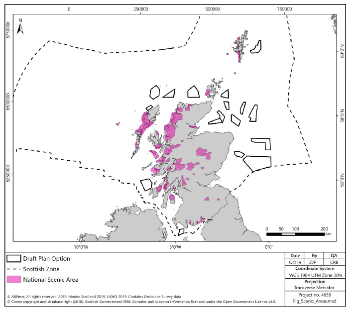 Figure 52 National Scenic Areas in Scotland