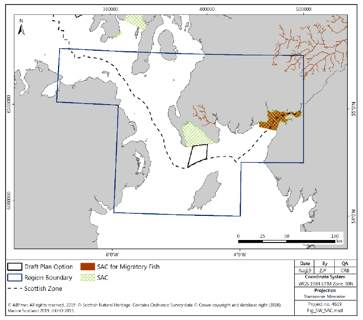 Figure 83 South West region: marine and coastal SAC sites