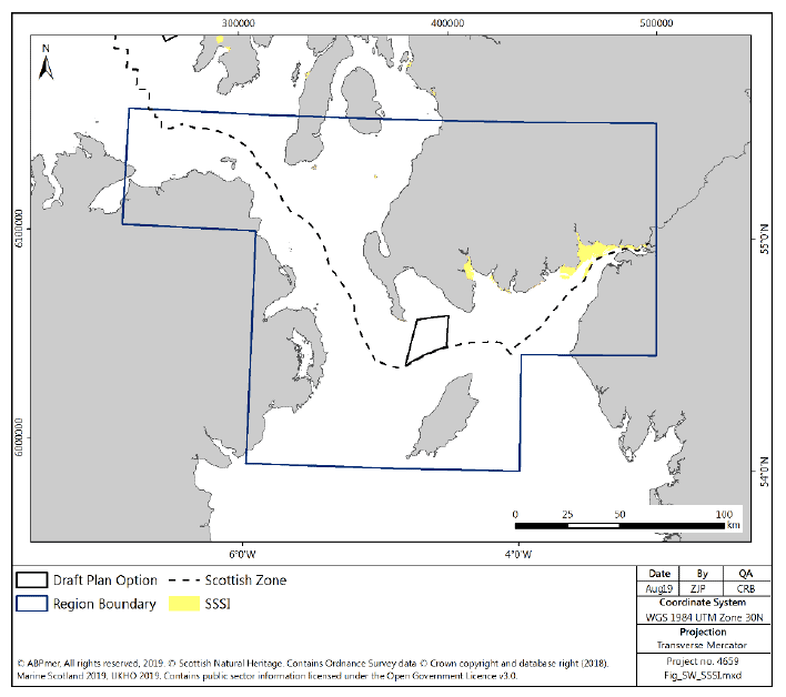 Figure 84 South West region: marine and coastal SSSI sites
