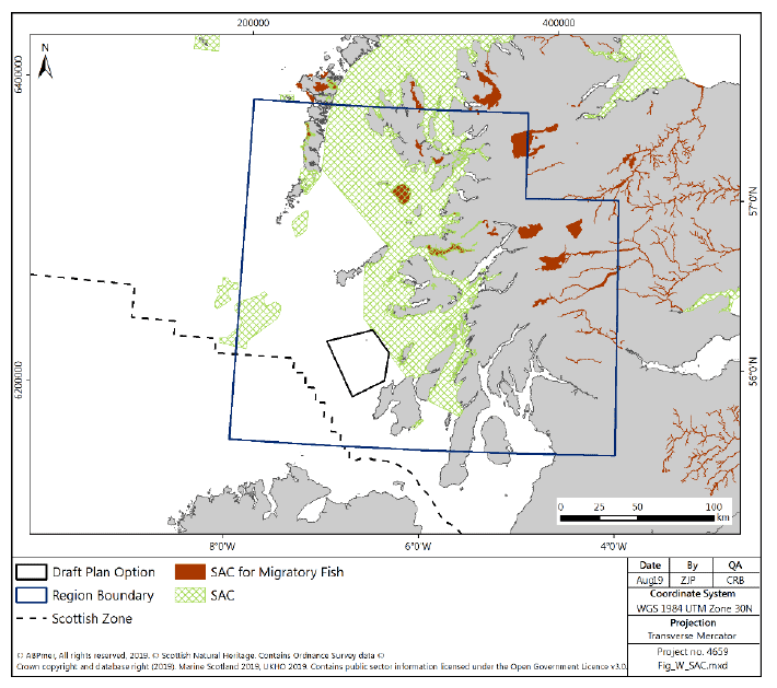 Figure 126 West region: marine and coastal SAC sites