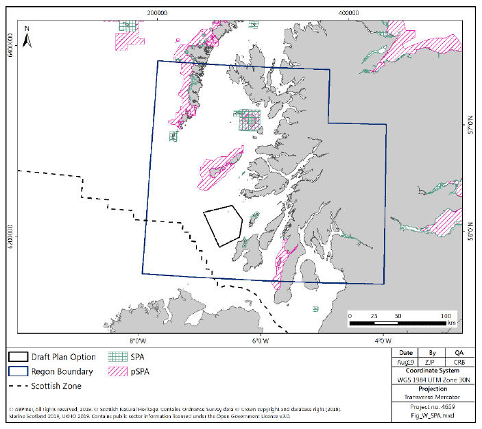 Figure 128 West region: marine and coastal SPA sites