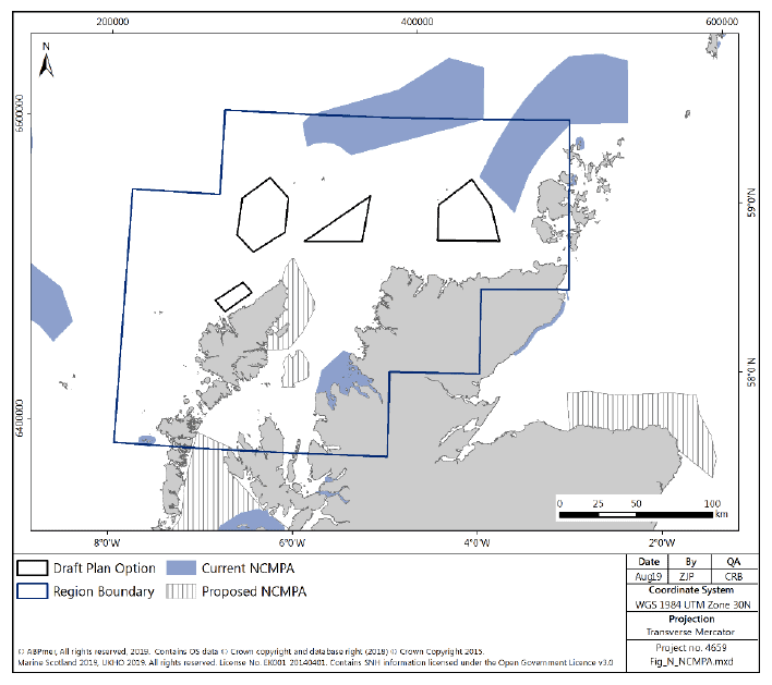 Figure 169 North region: NCMPA sites