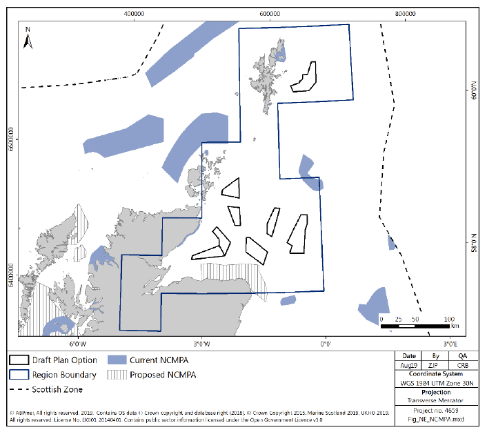 Figure 214 North East region: NCMPA sites