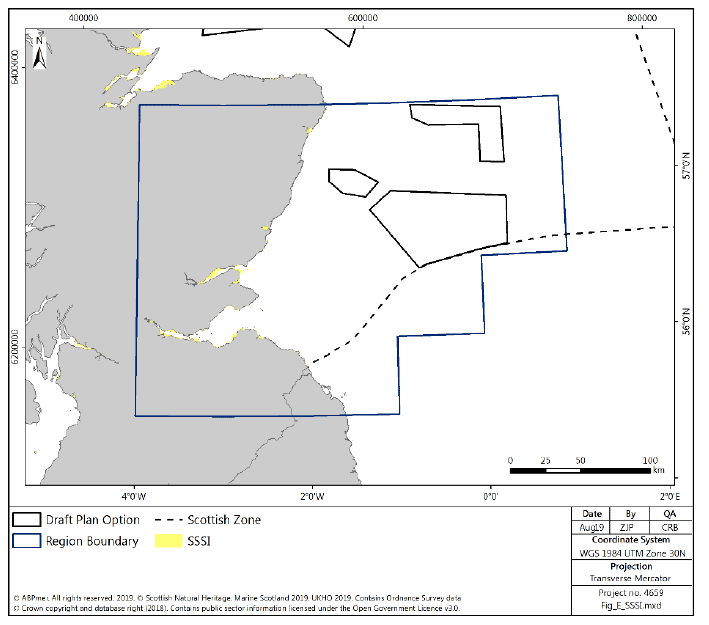Figure 257 East region: marine and coastal SSSI sites