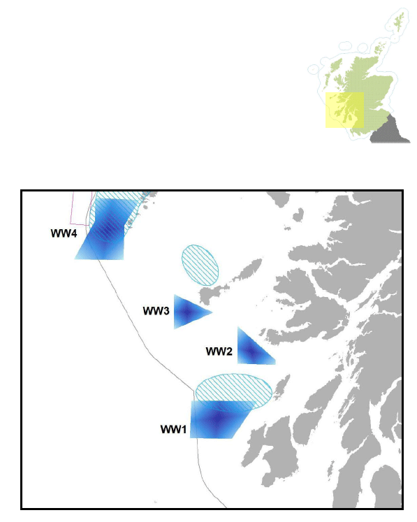 Fig.14 Draft Plan Options for Wave Energy - West