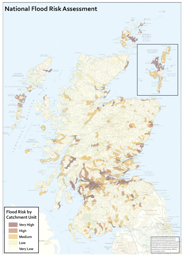 Figure 13. National Flood Risk Assessment Map
