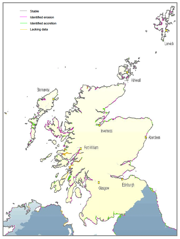 Figure 23. Eurosion Coastal Erosion Survey 2000
