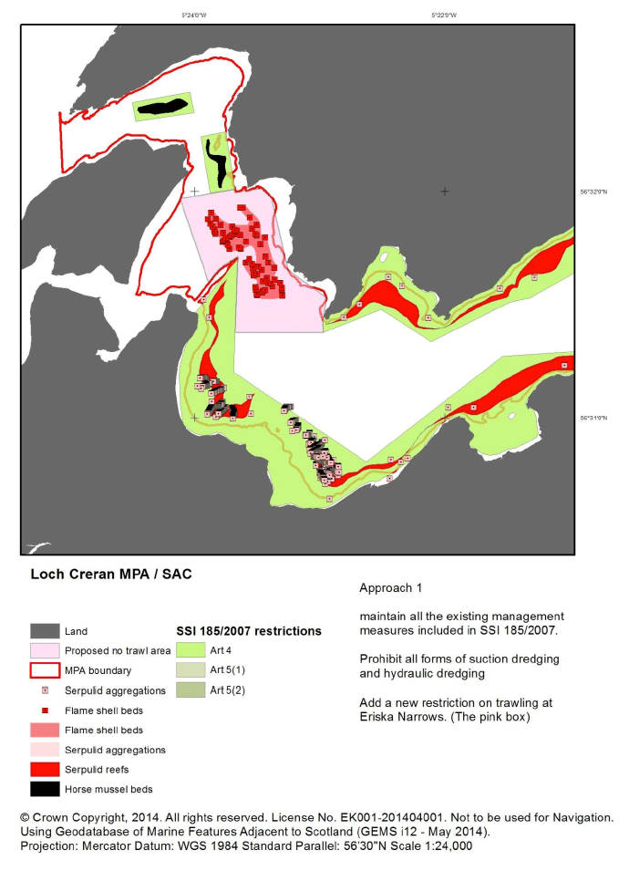 Figure B3: Map of measures proposed under approach 1
