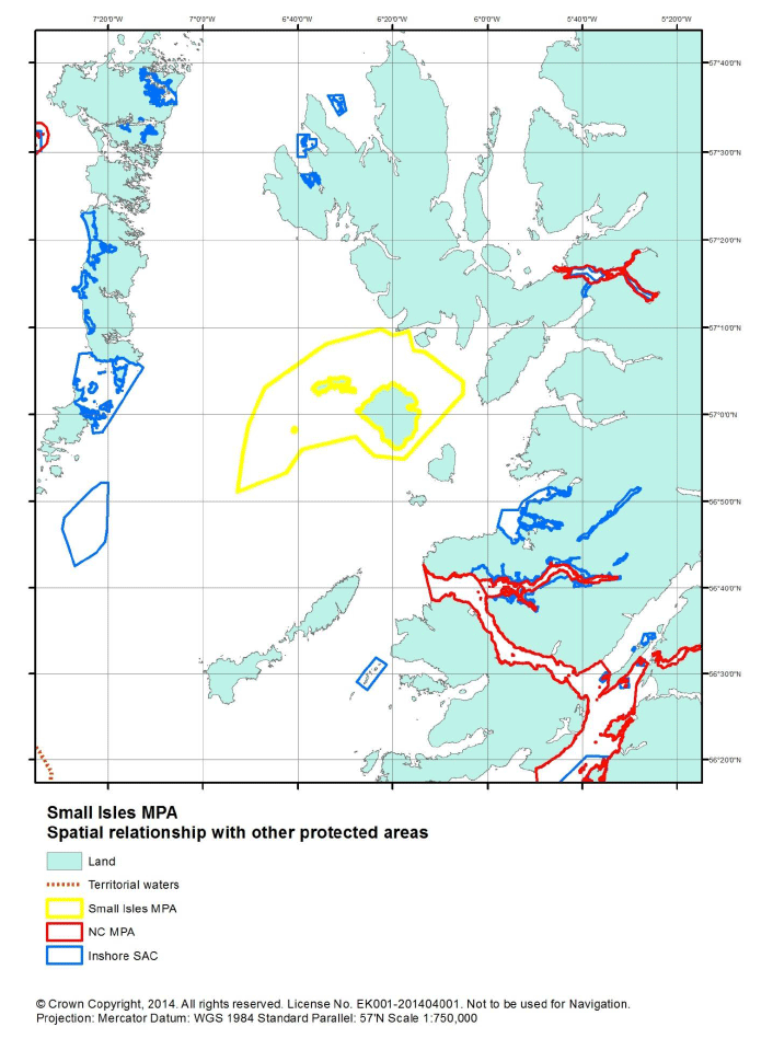 Figure K1 - Small Isles MPA with other nearby protected areas