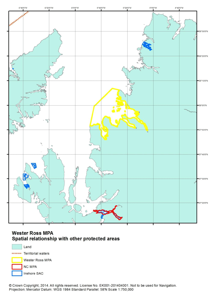 Figure Q1: Wester Ross MPA in context with other protected areas
