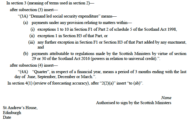 The Scottish Fiscal Commission (Modification of Functions) Regulations 2017