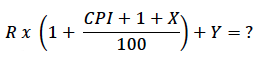 When you add-in the actual amounts for each of the letters above, the equation looks like this