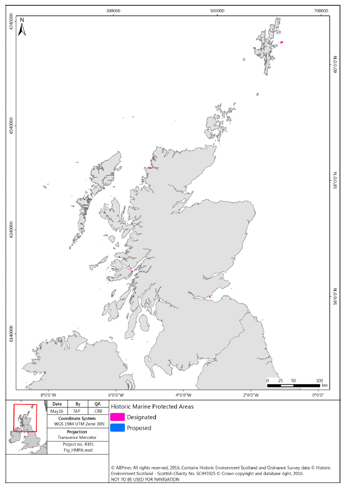 Figure 27: Location of designated and proposed HMPA