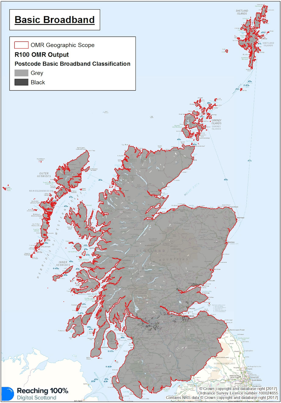 Map: Basic Broadband