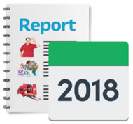 calendar indicating a report in 2018